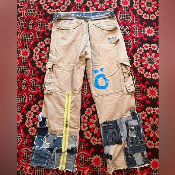 Custom Patchwork Cargos - Picture 2 of 2